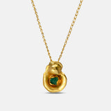 Collar Fiba Esmeralda Pequeño