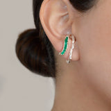 Gazhy Emerald Earcuffs